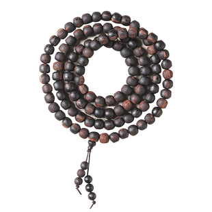 天然海南小叶降真香108颗手串黄金甲男女原木珠子情侣沉香手链