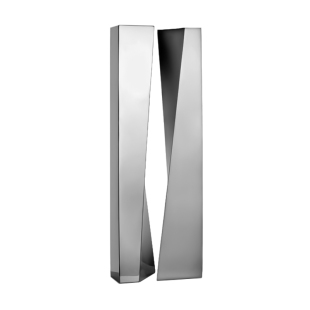 不锈钢花瓶轻奢高级感细长设计金属花器插花现代极简客厅摆件落地