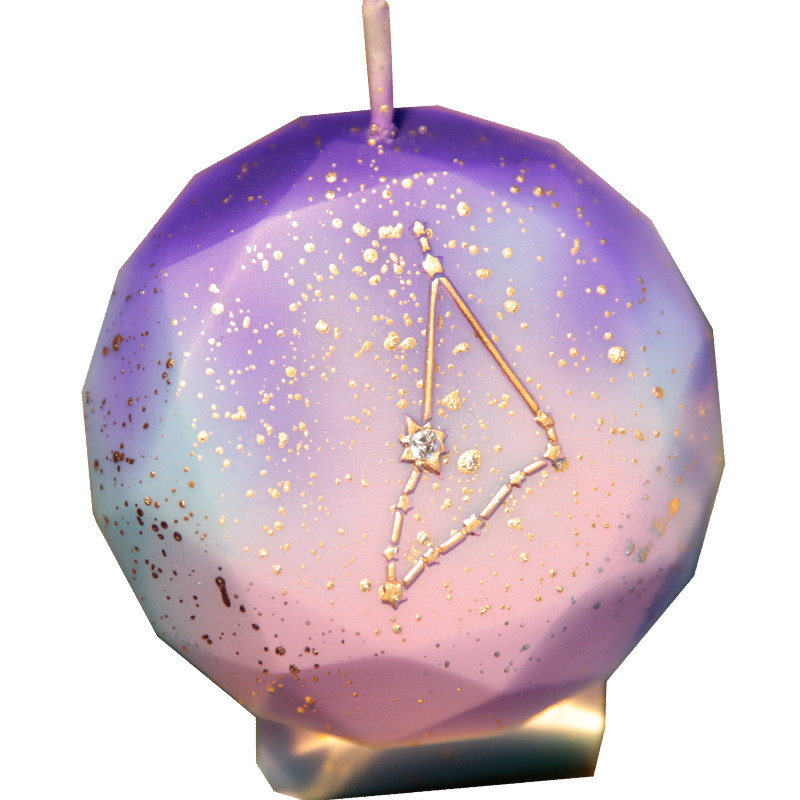 儿童派对幻彩十二星座生日蜡烛