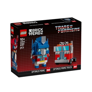 乐高官方旗舰店40803变形金刚擎天柱大黄蜂方头仔积木玩具礼物