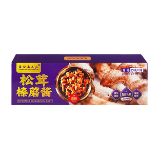 长白山松茸榛蘑酱蘑菇酱香辣 高档送礼盒装 东北特产大全吉林礼品