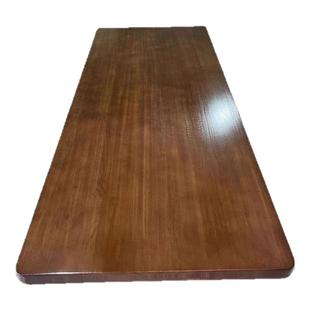 实木桌面板松木定制大板桌餐桌置物架飘窗吧台原木电脑桌定做木板