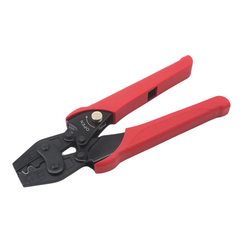 HS-2MA裸端子工具钳U型Y形端子压线钳绝缘线帽0.5-6端子压接钳