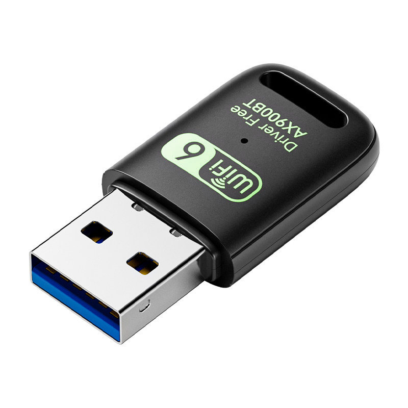 免驱动USB无线网卡笔记本台式机wifi接收器台式电脑蓝牙专用WiFi6信号二合一网络发射器5G千兆外置以太网双频