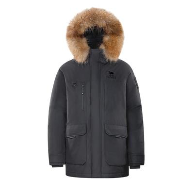 【鹅绒】骆驼羽神Ultra户外羽绒服冬新款男女三防外套工装派克服