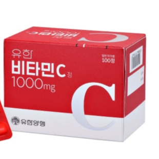 韩国柳韩洋行yuhan复合维生素成人维生素c维生素vc片高浓度维c片