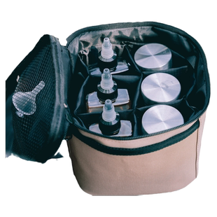 户外调料盒组合套装露营野餐烧烤调味罐油壶调味瓶密封油瓶收纳包