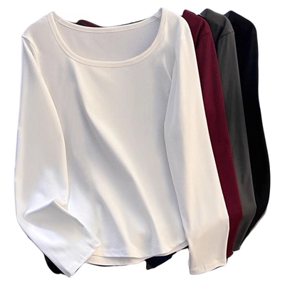 春秋显瘦遮肚子内搭胖mm上衣