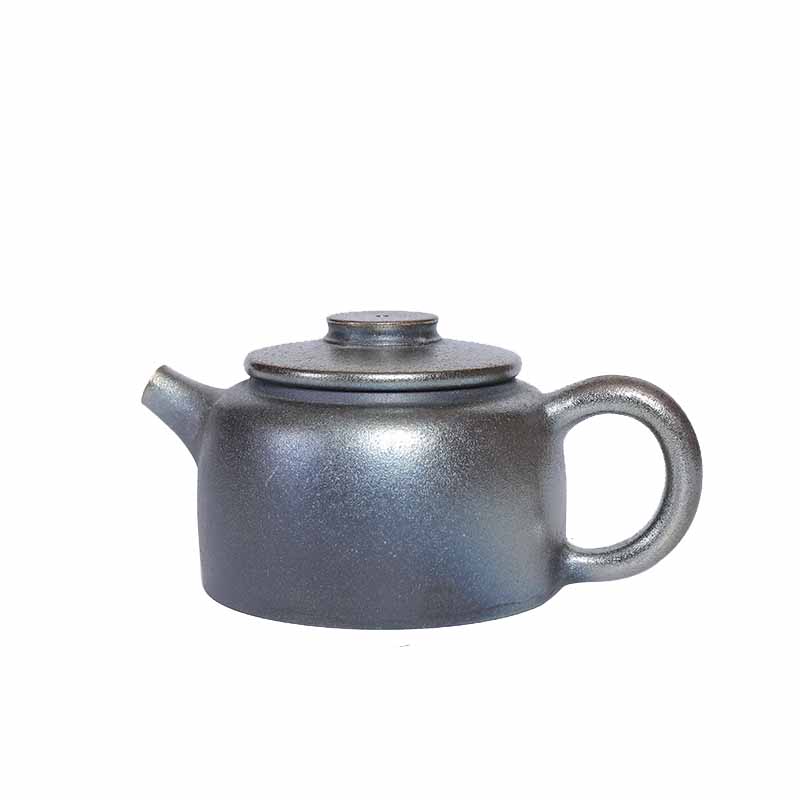 滇匠旗舰店柴烧紫陶茶壶