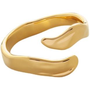 Monica Vinader莫妮卡戒指波浪丝带戒指小众设计叠戴戒指女士新款