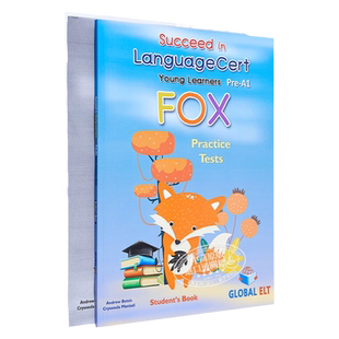 朗思IESOL少儿版 Succeed in LanguageCert OWL FOX CEFR PreA1-A1 Practice Tests Self-study 四套模拟真题带音频答案解析