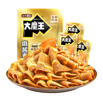 盐津铺子大魔王素毛肚火锅麻酱味