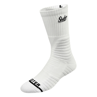 SHOTER实战专业篮球袜毛巾底长筒男夏季薄款美式跑步训练运动袜子
