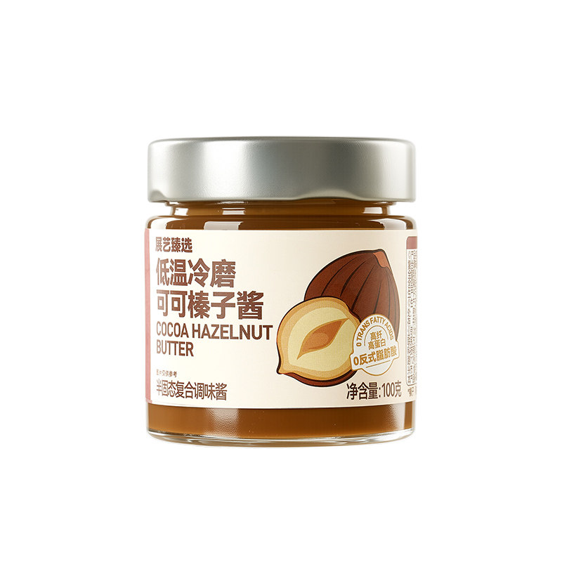 展艺可可榛子酱山核桃酱面包涂抹