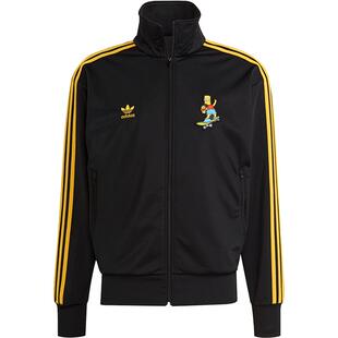 Adidas/阿迪达斯三叶草辛普森刺绣联名男子运动外套 HA5814