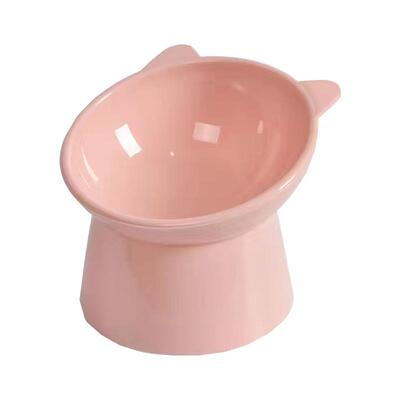 猫碗可爱防黑下巴倾斜高脚护颈