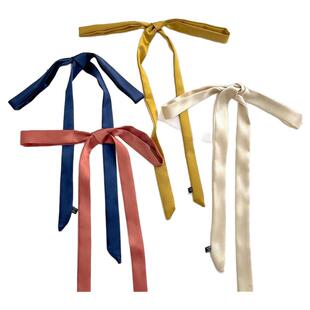 黑色丝带女配真丝裙的腰带配饰裙子衬衣蝴蝶结绑带布腰绳细窄夏天