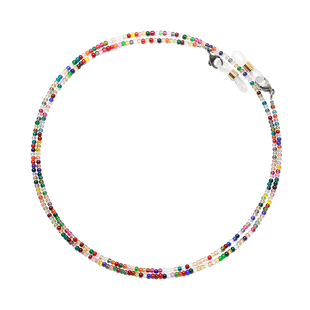 眼镜链女挂脖复古洛丽塔太阳眼睛链条口罩绳墨镜链子虞美人圆珠