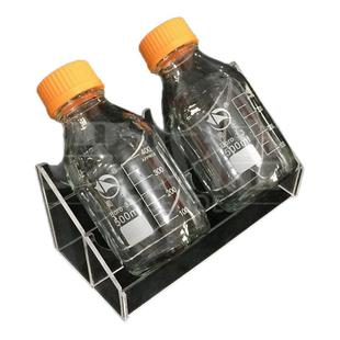 有机玻璃血清瓶斜架100ml 250ml 500ml 1000ml 蓝盖试剂瓶斜架 可定做