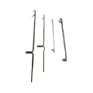 手钩针花机针毛织挑撞藏线头口舌钩针横机手摇织针 包邮