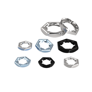 304/316不锈钢扣紧螺母防松逆滑螺丝帽自锁锁紧螺帽GB805 DIN7967