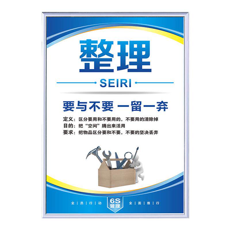 5s6s7s8s9s10s车间标语KT板