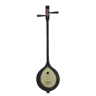 大中小三弦二弦琴木制舞蹈道具彝族藏族蒙古民族乐器萨瓦热冬不拉