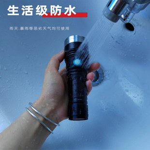 跨境热销sst40强光手电筒usb铝合金LED26650照明灯聚光防水充电
