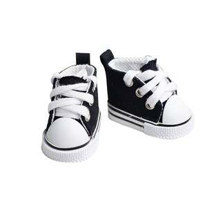 现货棉花娃娃20cm25cm娃用鞋子高帮帆布鞋可爱玩偶多色鞋子可站立