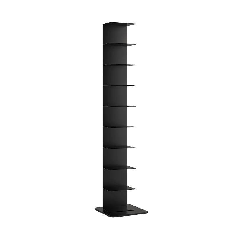 铁艺落地隐形书架卧室多层置物架房间展示客厅收纳架子