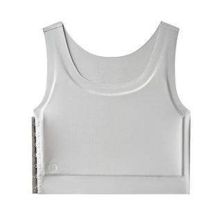 悠圣束胸内衣女大胸显小超平隐形无痕薄款塑胸背心防下垂学生缩胸