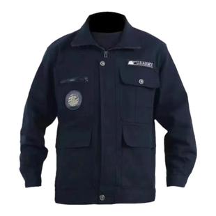 工作服男装套装焊工电焊外套全棉防烫电工冬季工地男士工装劳保男