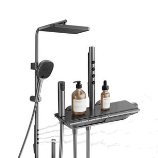 九牧钢琴按键恒温背喷淋浴器淋浴花洒套装琴雨舒压喷头家用26192