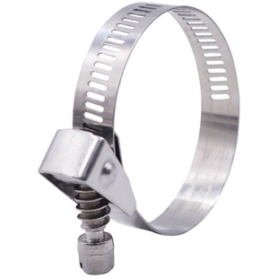 加宽加厚304不锈钢德式喉箍开放式喉箍扳倒快装卡箍强力卡扣管夹