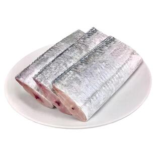 新鲜带鱼中段冷冻刀鱼海鲜带鱼段鲜活海鱼特大整箱东海水产舟山10