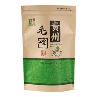 2025新茶明前毛峰特级炒青绿茶250g散装牛皮袋高山浓香型毛尖茶