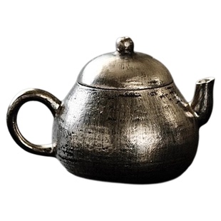 不亦室 松风舍手作 铂金彩陶泥小梨壶 泡茶壶主泡器茶器