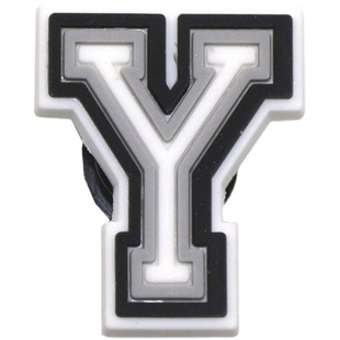 适配crocs洞洞鞋配饰鞋花黑白大写字母装饰扣定制个性diy配件鞋扣