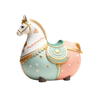 创意马斑斓存钱罐可存可取儿童储蓄钱罐儿童男女孩桌面摆件装饰品