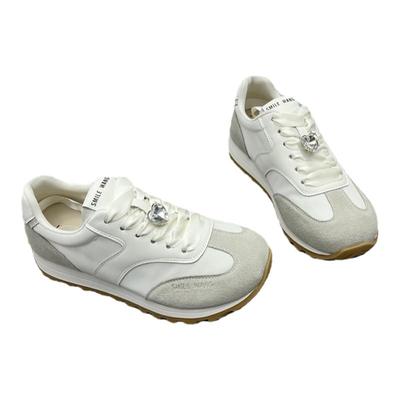 真皮女鞋韩版厚底系带百搭阿甘鞋