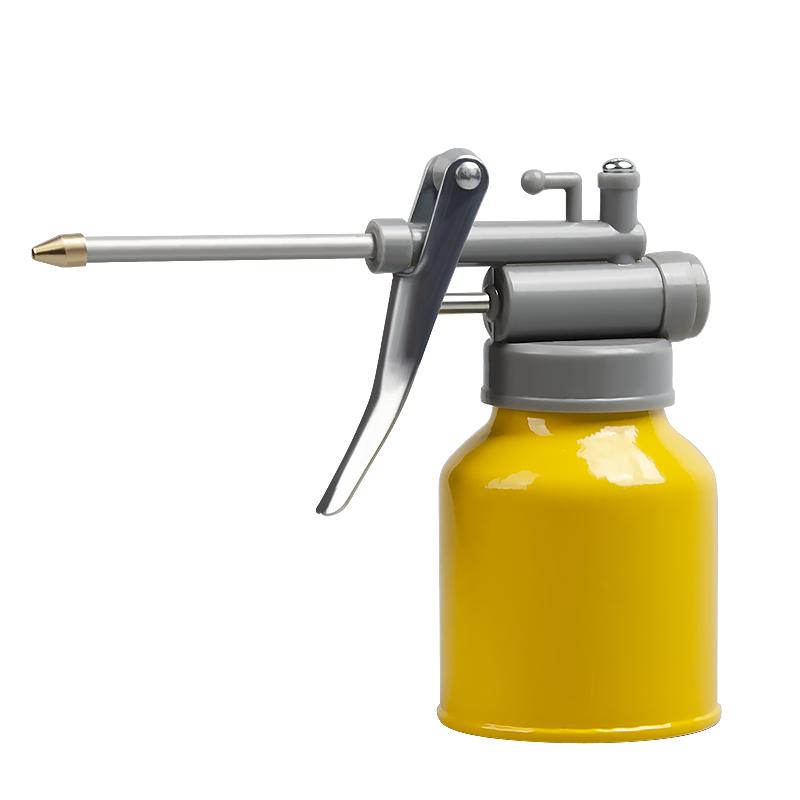機(jī)油壺油槍手動機(jī)油噴壺工業(yè)用長嘴小號機(jī)油槍滴壺塑料高壓加注器