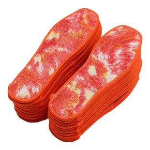 加厚花毡棉鞋垫男女冬天加厚鞋垫羊毛毡除臭鞋垫加厚保暖棉毡鞋垫