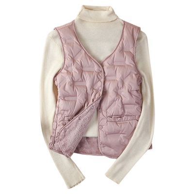 轻薄贴身保暖短款百搭背心马夹