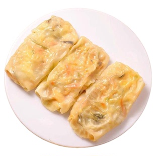 三鲜蔬菜卷素菜主食代餐懒人儿童早餐速冻半成品菜蟒速食薄皮卷