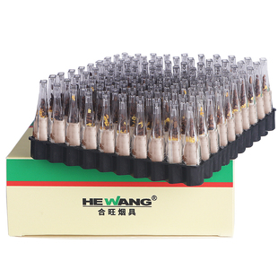 合旺一次性烟嘴决明子桂花双芯香烟过滤器粗中细三六用焦油过滤嘴