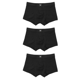 Armani/阿玛尼EA 男士鹰标3件装简约四角内裤 EM002205 AF14987