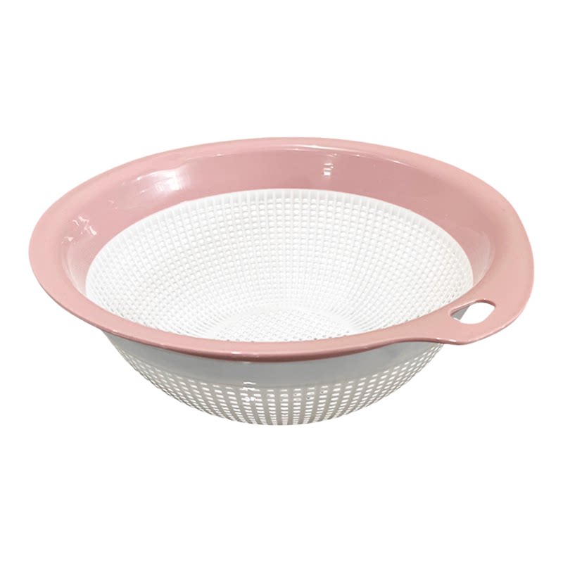 健安食品级圆形双色沥水篮