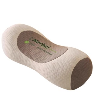 枕头颈椎专用荞麦壳全皮护颈枕芯双人反弓牵引圆柱枕男硬脖枕曲度