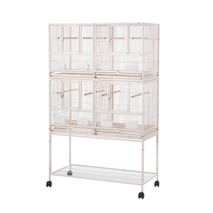 六宫格鹦鹉笼鸟笼防溅大型鹦鹉专用笼子家用双层三层玄凤豪华别墅