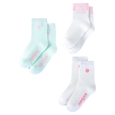 Navigare女童运动中筒袜